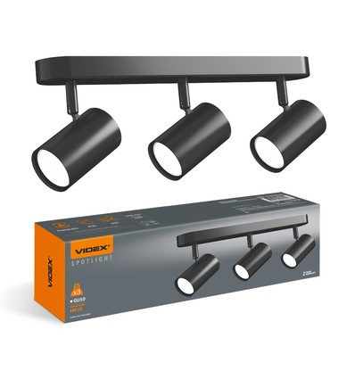 GU10 wand/plafondspot voor 3 lampen - Wit, zonder lichtbron