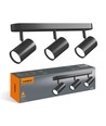 GU10 wand/plafondspot voor 3 lampen - Wit, zonder lichtbron