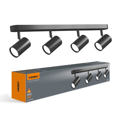 GU10 plafond/wandlamp voor 4 lampen - Wit, zonder lichtbron