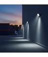 20W LED-breedstraler - IP65, witte behuizing, 6500K, voor buiten