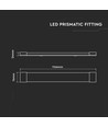 120cm 40W compleet LED-armatuur - 6 jaar garantie, 120lm/W