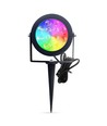 Outlet: Zigbee Pro LED Tuinspot 25W RGB+CCT, 2100LM, IP65, 230V - Zwart