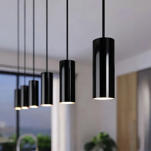 E14 Lamphouder & plafondkap, Designer - Zwart, 2m snoer