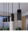 E14 Lamphouder & plafondkap, Designer - Zwart, 2m snoer