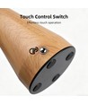 Oplaadbare LED-tafellamp - Hout, touch dimbaar, 3-in-1, IP20 binnen