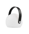 Oplaadbare RGB LED tafellamp Ø13cm - Wit, incl. afstandsbediening, IP54 buiten