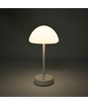 Oplaadbare LED tafellamp Binnen/Buiten - Wit, touch dimbaar, 3-in-1, IP20 binnen