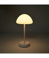 Oplaadbare LED tafellamp Binnen/Buiten - Wit, touch dimbaar, 3-in-1, IP20 binnen