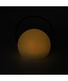 Oplaadbare RGB LED tafellamp Ø13cm - Wit, incl. afstandsbediening, IP54 buiten
