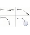 Make-up spiegel met LED verlichting - 3xAAA, traploos dimbaar, zuignap en verlenging
