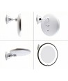 Make-up spiegel met LED verlichting - 3xAAA, traploos dimbaar, zuignap en verlenging