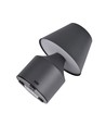 Oplaadbare LED tafellamp - Grijs, touch dimbaar, 3-in-1, IP20 binnen