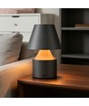 Oplaadbare LED tafellamp - Grijs, touch dimbaar, 3-in-1, IP20 binnen
