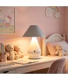 Oplaadbare LED tafellamp - Wit, Ø16cm, 21,5cm hoog, touch dimbaar, 3-in-1, IP20 binnen