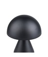 Oplaadbare LED tafellamp - Zwart, Ø15cm, 22cm hoog, touch dimbaar, 3-in-1, IP20 binnen