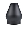 Oplaadbare LED tafellamp - Zwart, Ø15cm, 22cm hoog, touch dimbaar, 3-in-1, IP20 binnen