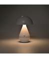Oplaadbare LED tafellamp - Wit, Ø15cm, 22cm hoog, touch dimbaar, 3-in-1, IP20 binnen