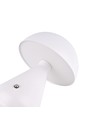 Oplaadbare LED tafellamp - Wit, Ø15cm, 22cm hoog, touch dimbaar, 3-in-1, IP20 binnen