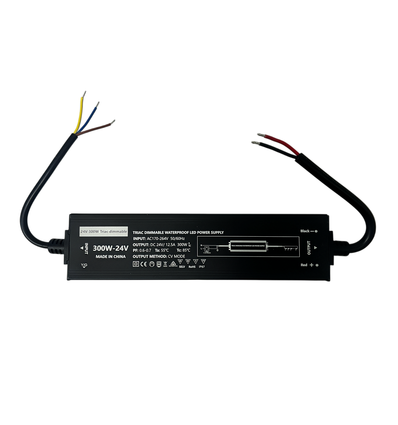 300W / 24V DC dimbare voeding - 12,5A, IP67, Flicker free