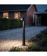 Zwarte tuinlamp - 8W, 80 cm, IP65 buiten, incl. lichtbron