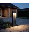 Zwarte tuinlamp - 11W, 80 cm, IP65 buiten, incl. lichtbron