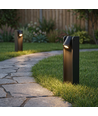 Zwarte verstelbare tuinlamp - 7,5W, 40 cm, IP65 buiten, incl. lichtbron
