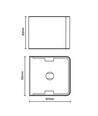 Solar wandlamp, verstelbare lichtstraal - Warm wit, 10x8,3cm, IP44, buiten