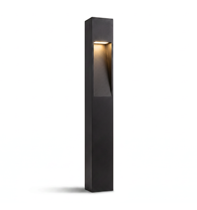 Zwarte tuinlamp - 13W, 100 cm, IP65 buiten, incl. lichtbron