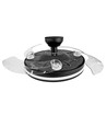 60W LED plafondlamp met ventilator - CCT, zwart, incl. afstandsbediening