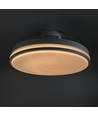 60W LED plafondlamp met ventilator - CCT, zwart, incl. afstandsbediening