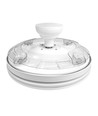 60W LED plafondlamp met ventilator - CCT, wit, incl. afstandsbediening