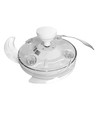 60W LED plafondlamp met ventilator - CCT, wit, incl. afstandsbediening