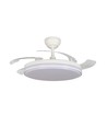 60W LED plafondlamp met ventilator - CCT, wit, incl. afstandsbediening