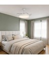60W LED plafondlamp met ventilator - CCT, wit, incl. afstandsbediening