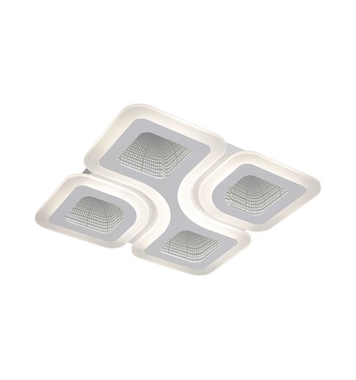 70W LED plafondlamp dimbaar - CCT 3-in-1, wit, incl. afstandsbediening, decoratieve plafondlamp