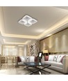 70W LED plafondlamp dimbaar - CCT 3-in-1, wit, incl. afstandsbediening, decoratieve plafondlamp