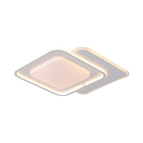 V-Tac 60W LED plafondlamp - CCT 3-in-1, dimbaar, wit, incl. afstandsbediening