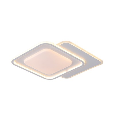 V-Tac 60W LED plafondlamp - CCT 3-in-1, dimbaar, wit, incl. afstandsbediening