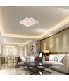 V-Tac 60W LED plafondlamp - CCT 3-in-1, dimbaar, wit, incl. afstandsbediening