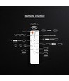 V-Tac 70W LED plafondlamp dimbaar - CCT 3-in-1, zwart, incl. afstandsbediening, Ø50cm