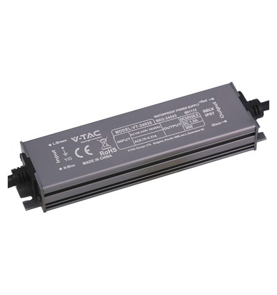 36W / 24V DC voeding voor LED strips - 1.5A, IP67 waterdicht