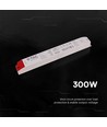 300W / 24V DC voeding voor LED strips - 12.5A, IP44, kunststof behuizing