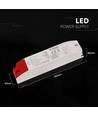 36W / 12V DC voeding voor LED strips - 3A, IP44 spatwaterdicht
