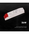 36W / 12V DC voeding voor LED strips - 3A, IP44 spatwaterdicht