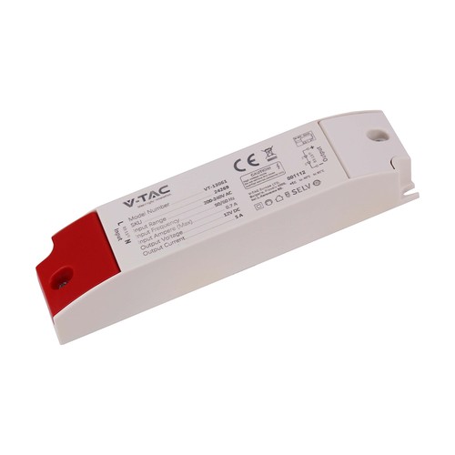 60W / 12V DC voeding voor LED strips - 5A, IP44 spatwaterdicht