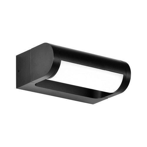 V-Tac 10W LED wandlamp - Zwart, IP65, Cree chip, 3000K, 6 jaar garantie
