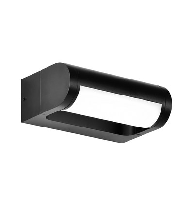 V-Tac 10W LED wandlamp - Zwart, IP65, Cree chip, 3000K, 6 jaar garantie