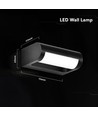 V-Tac 10W LED wandlamp - Zwart, IP65, Cree chip, 3000K, 6 jaar garantie
