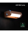 V-Tac 10W LED verstelbare wandlamp - IP65, Corten kleur, Cree chip, 3000K, 6 jaar garantie