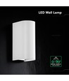 10W LED wandlamp - 3-in-1 CCT, witte behuizing, IP65, up/down light